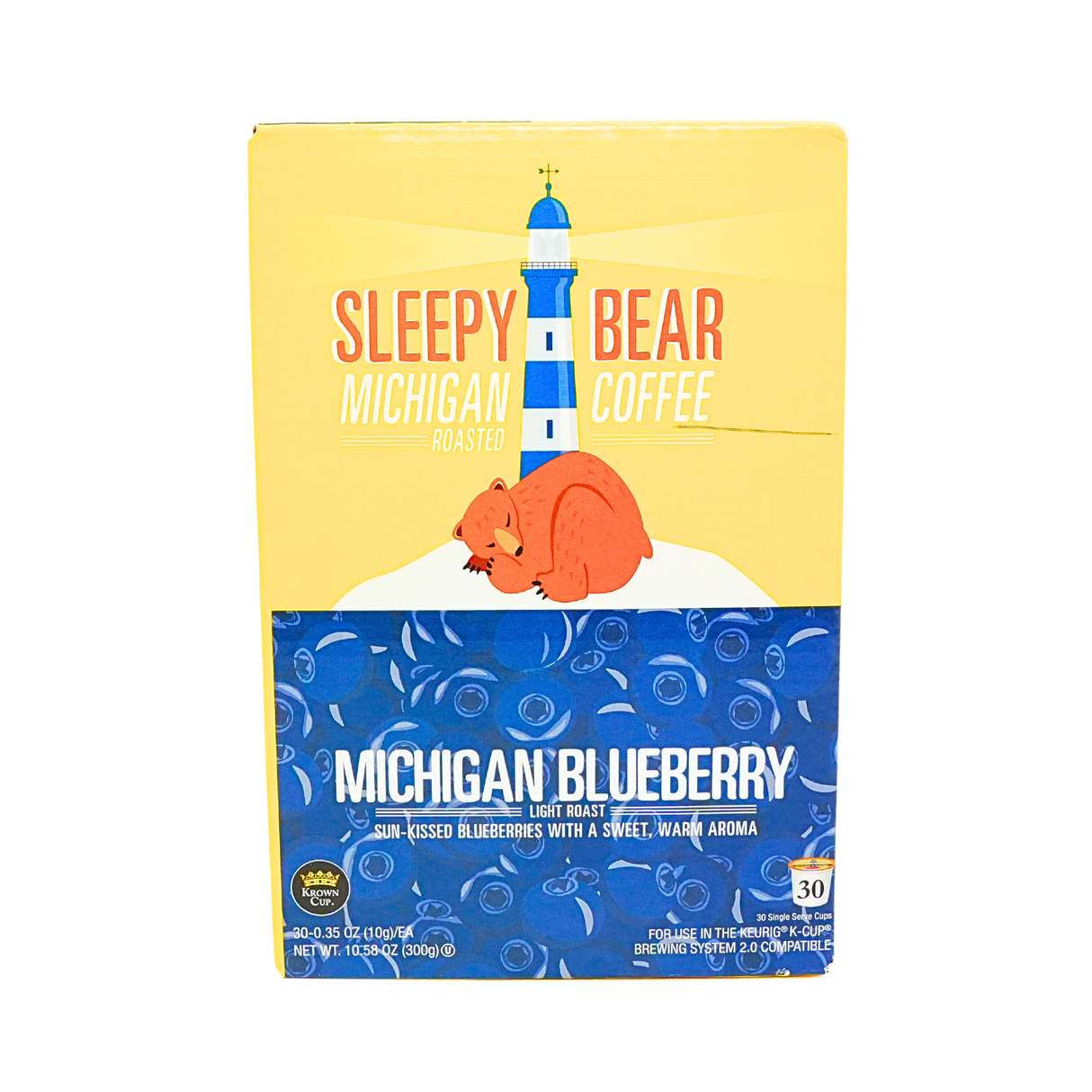 Sleepy Bear Michigan Blueberry Coffee 30 ct K CUP