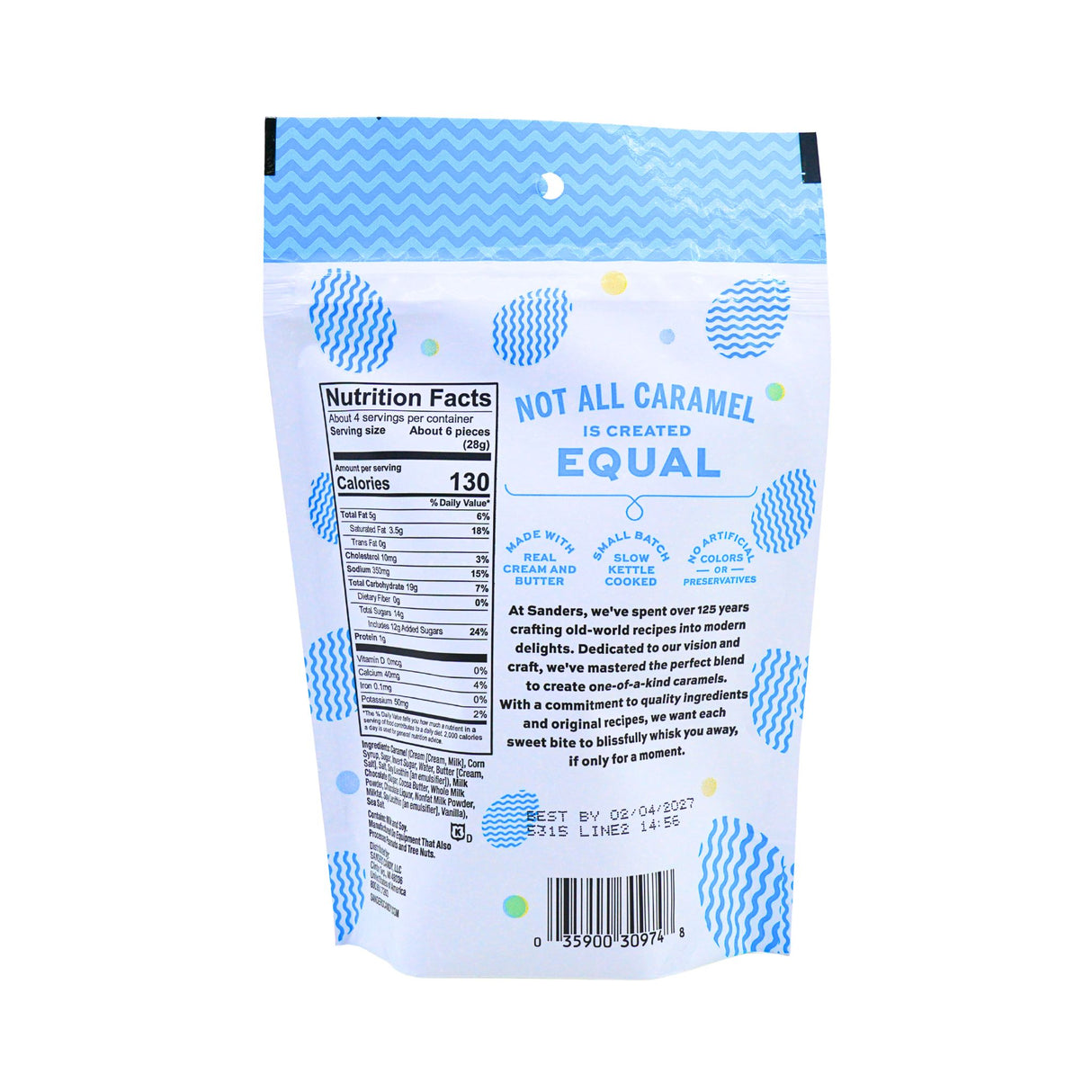 Sanders Milk Chocolate Sea Salt Caramel Minis 3.75oz