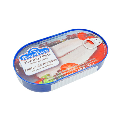 Rugenfisch Herring Fillet Tomato 7.05 oz Tin