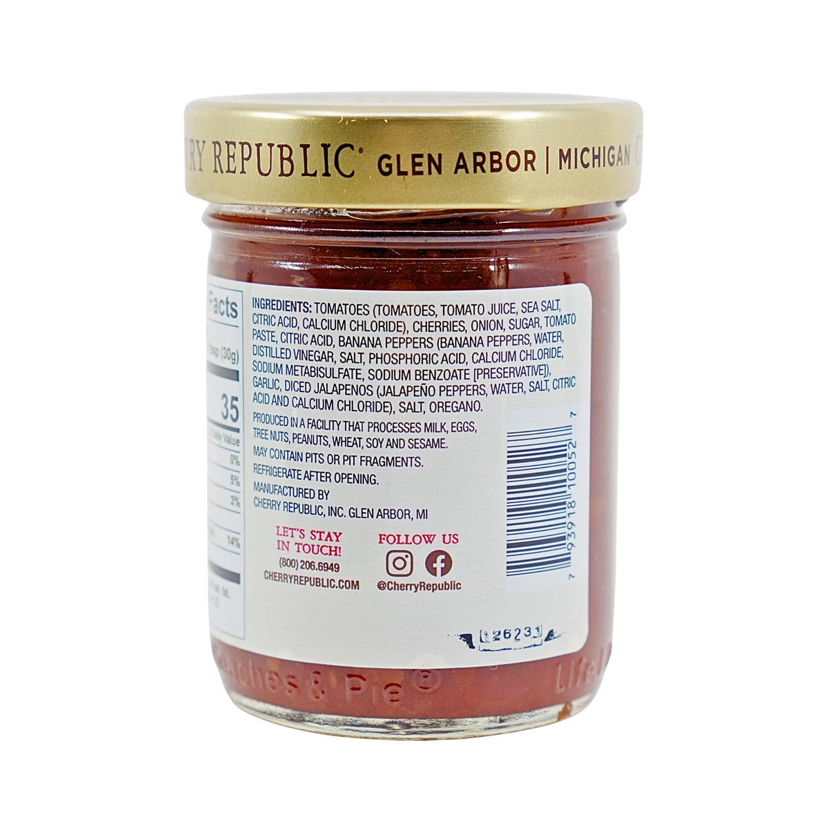 Cherry Republic Mild Cherry Salsa 8 OZ JAR