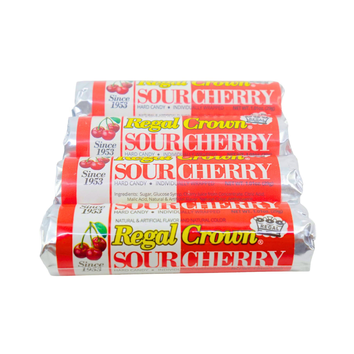 Regal Crown 4 pack Cherry Candy rolls