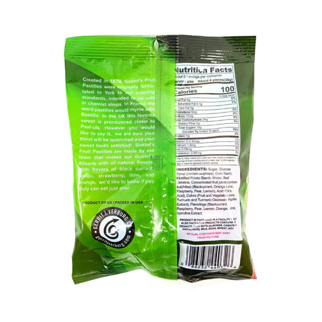 Gustaf's English Fruit Pastilles 6.3 oz