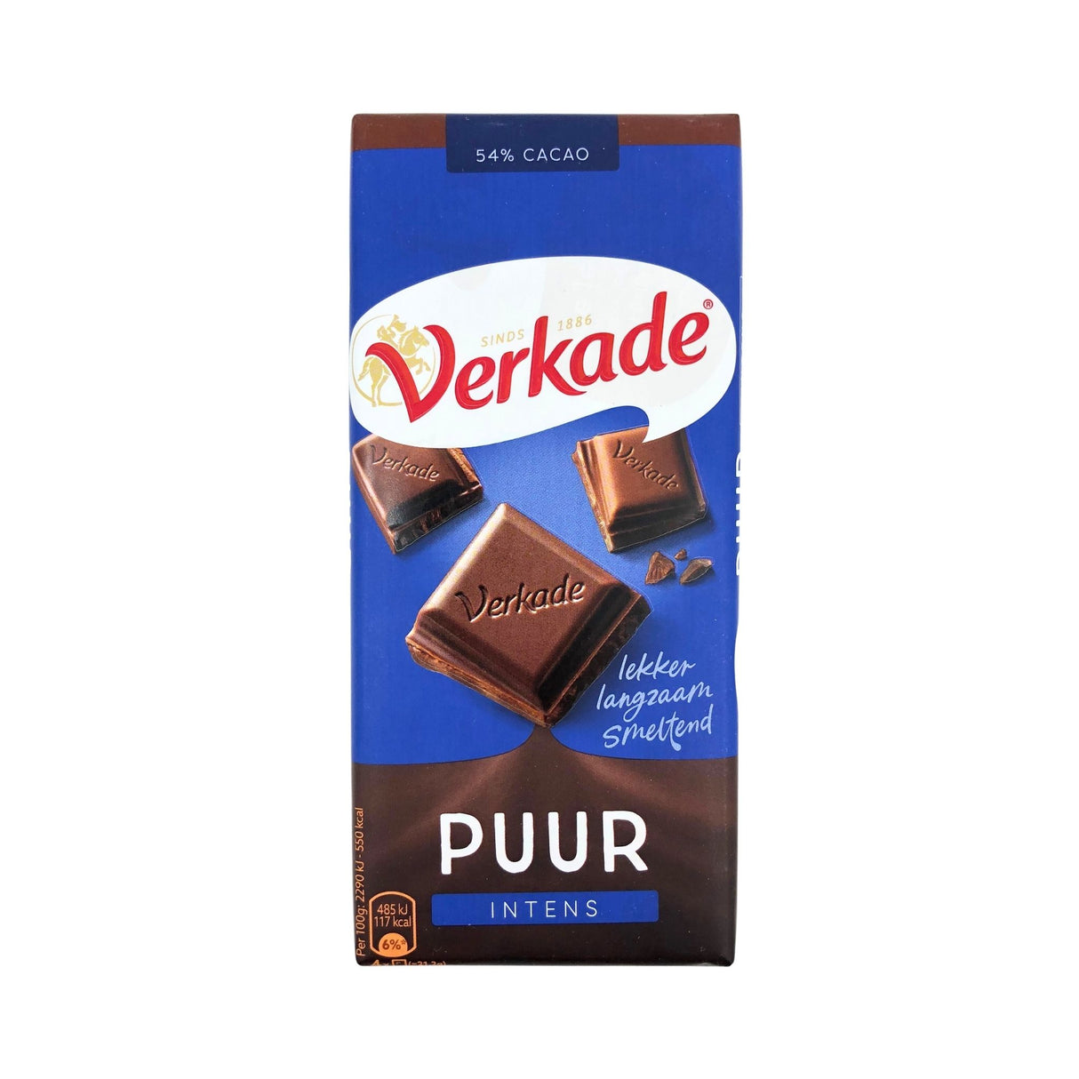 Verkade Dark  Chocolate Bar 3.9 Oz