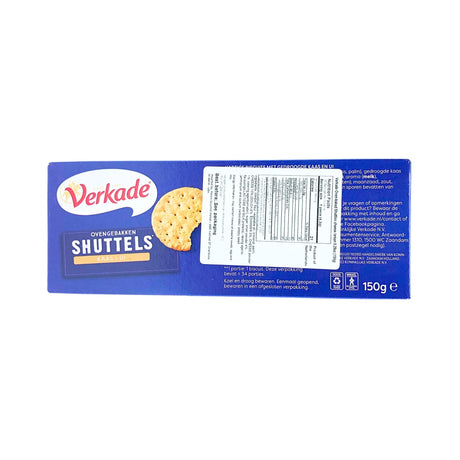 Verkade Shuttels Cheese & Onion Crackers 5.2 Oz