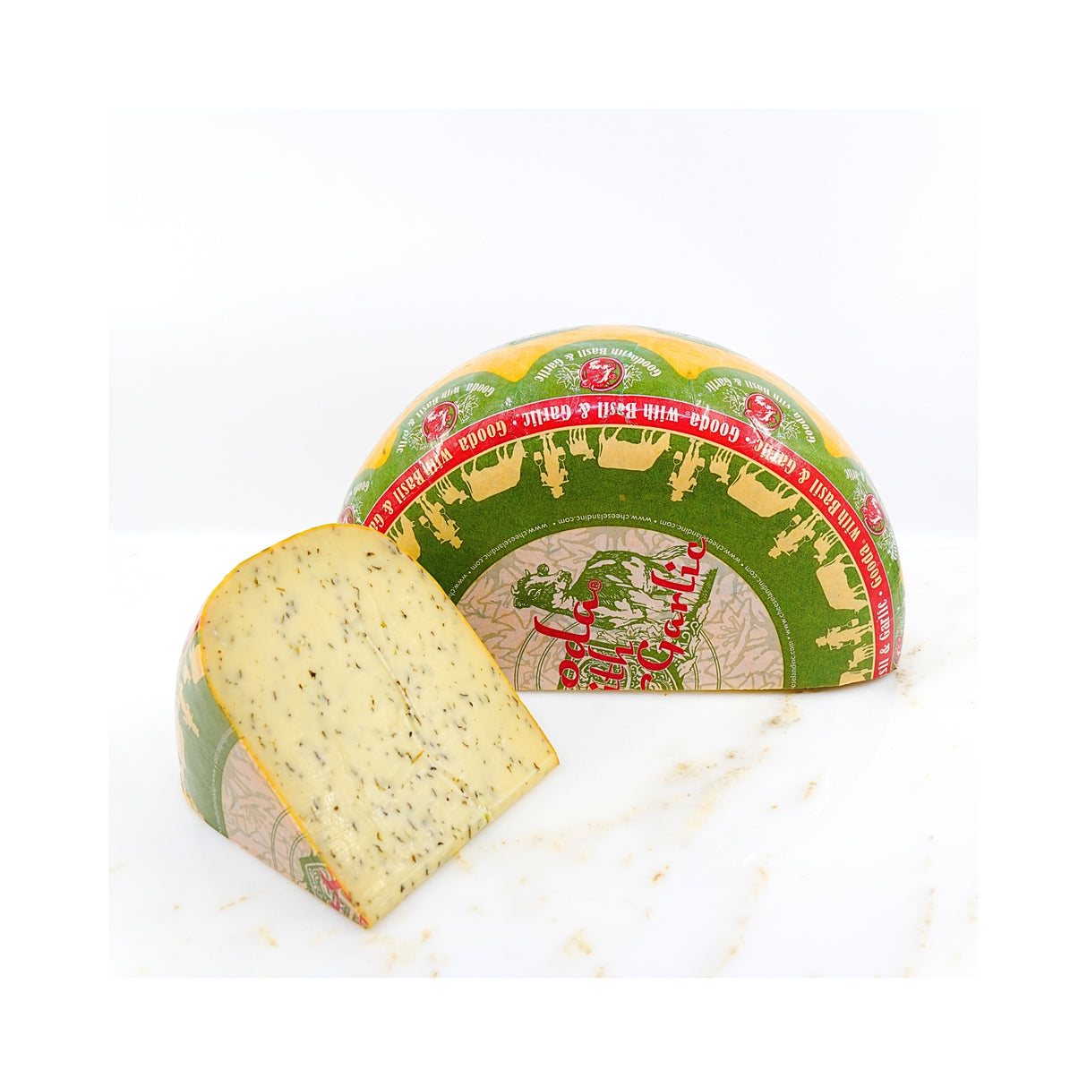 Cheeseland Gouda with  Basil And Garlic