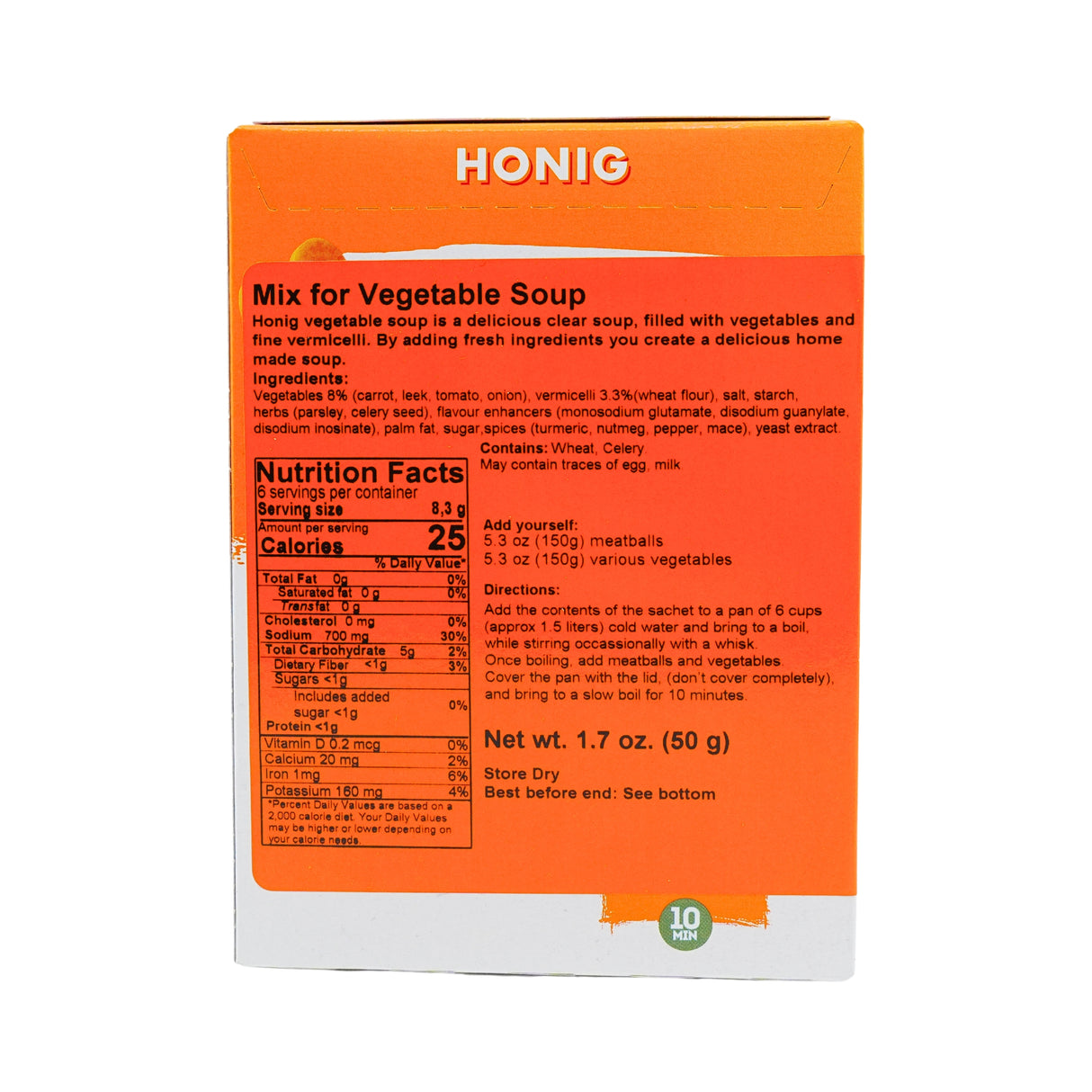 Honig Groente Vegetable Soup Mix 1.7 oz