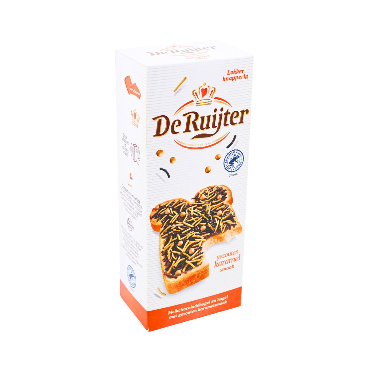 De Ruijter Salted Caramel Chocolate  Sprinkles Hagelslag 7 Ounce Box