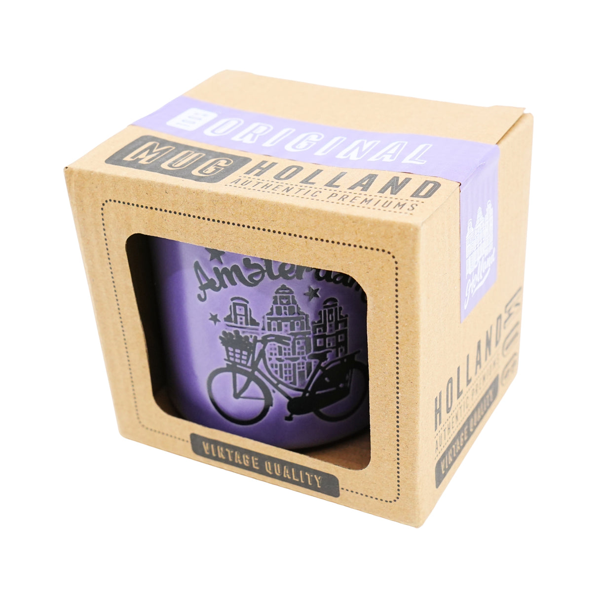 Purple Amsterdam Mug In A Gift Box