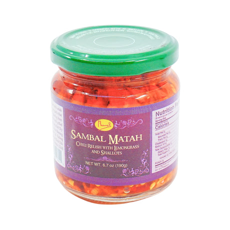 Runel Sambal Matah Chili Relish w/Lemongrass & Shallots 6.7 oz