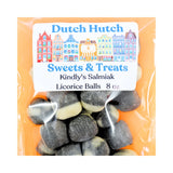 Dutch Hutch Salmiak Licorice Hard Candy 8 oz Bag