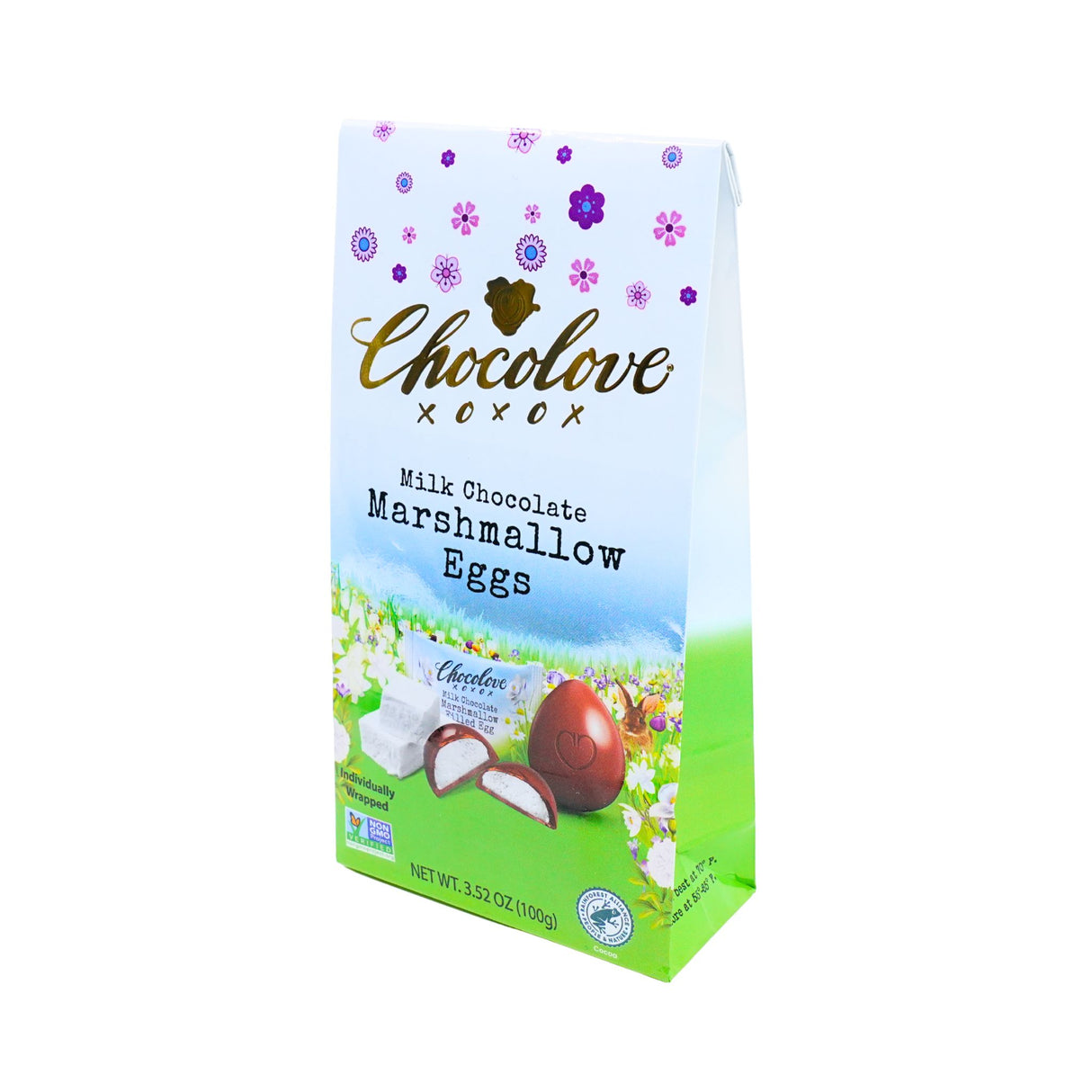 Chocolove Milk Chocolage Marshmallow Filled Eggs 3.5 oz
