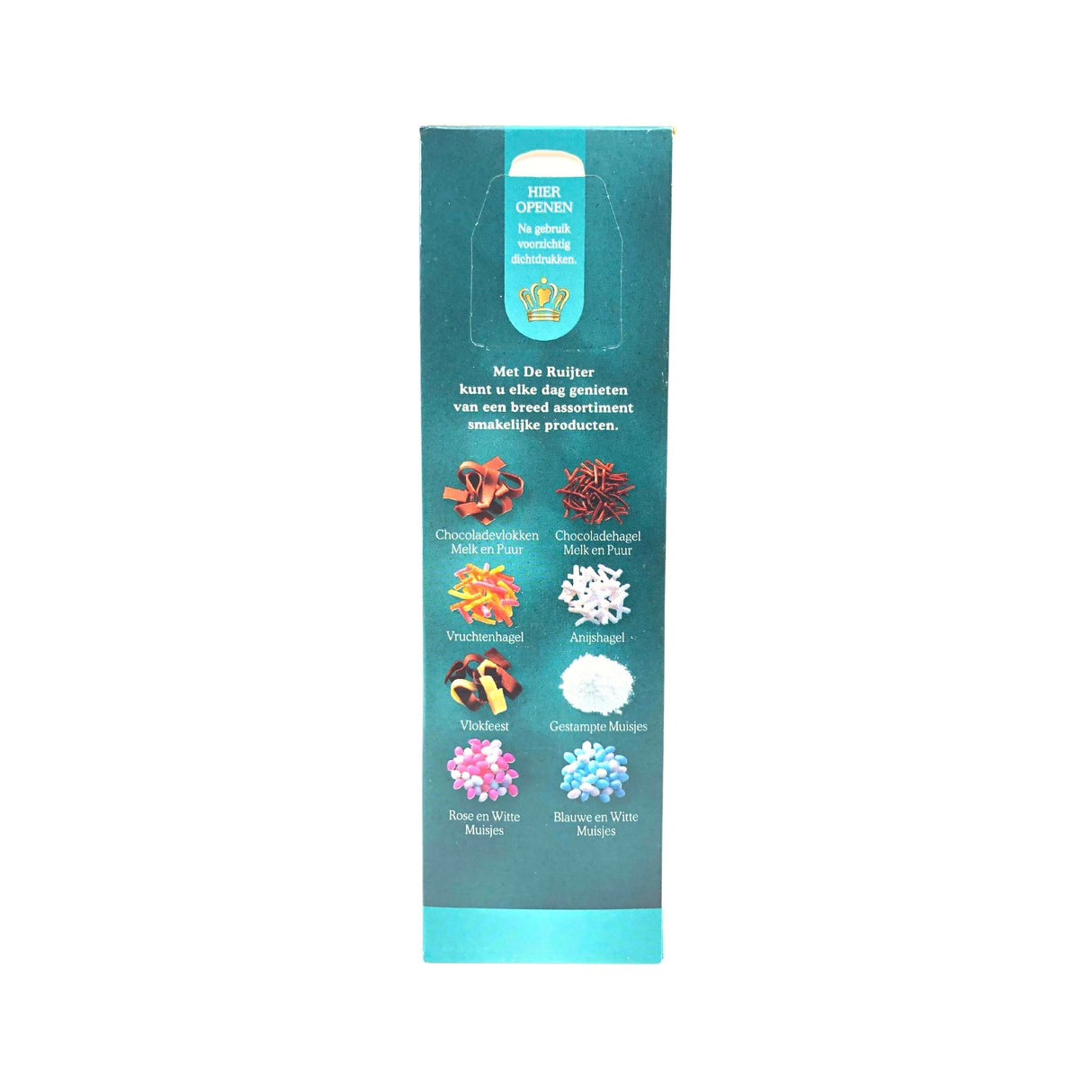 De Ruijter Milk & White Chocolate Flakes - Vlokfeest 10.5 oz box