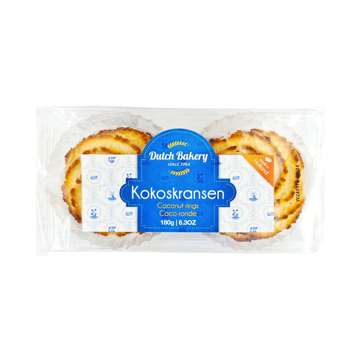 Aviateur(Dutch Bakery) Coconut Rings 6.3 Oz