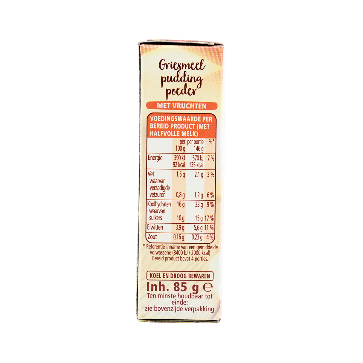 Koopmans Griesmeel Pudding with Fruits 2.99 oz (85g)