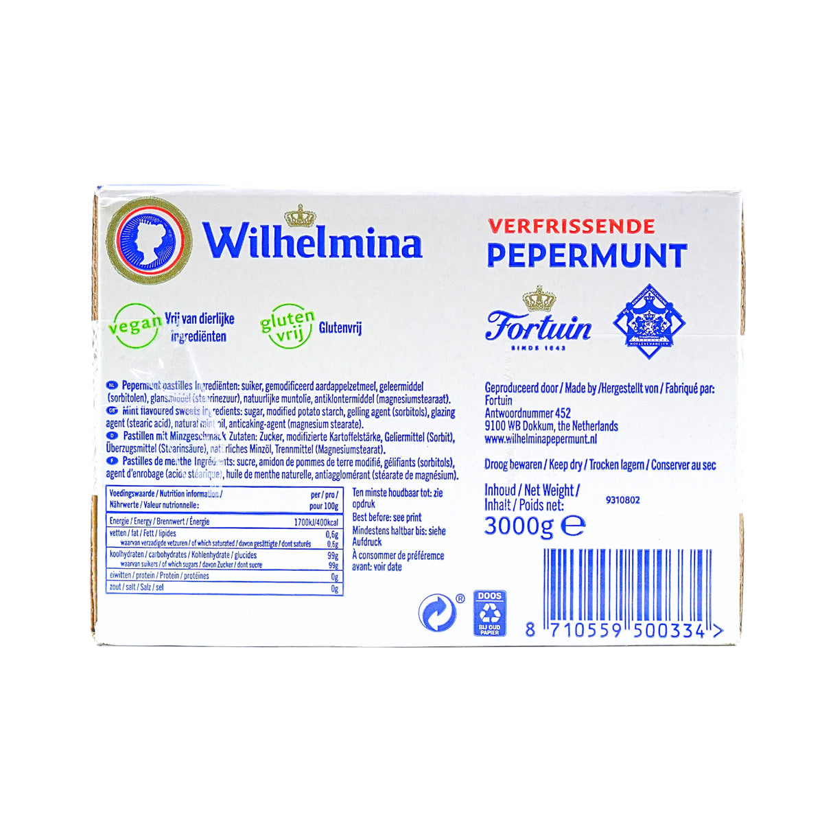 Wilhelmina Peppermint Bulk 6.6 lbs