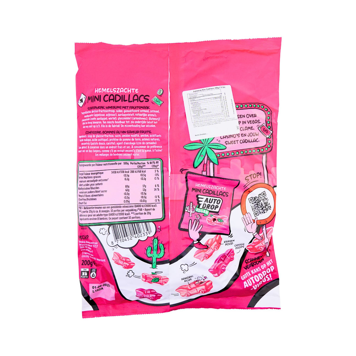 Autodrop Cadillac Winegums 10 mini Bags 7oz