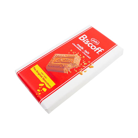 Lotus Speculoos Milk Chocolate w/speculoos pieces  6.3 oz 180 gr
