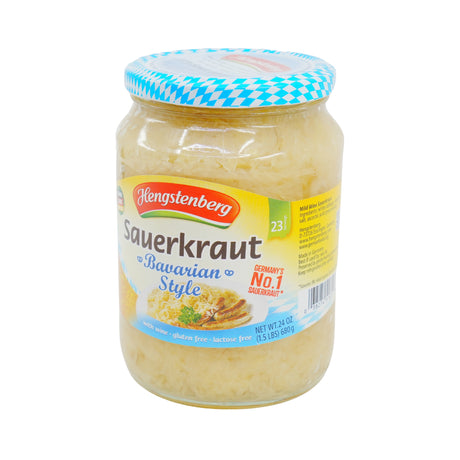Hengstenberg Bavarian Style Sauerkraut 24 oz