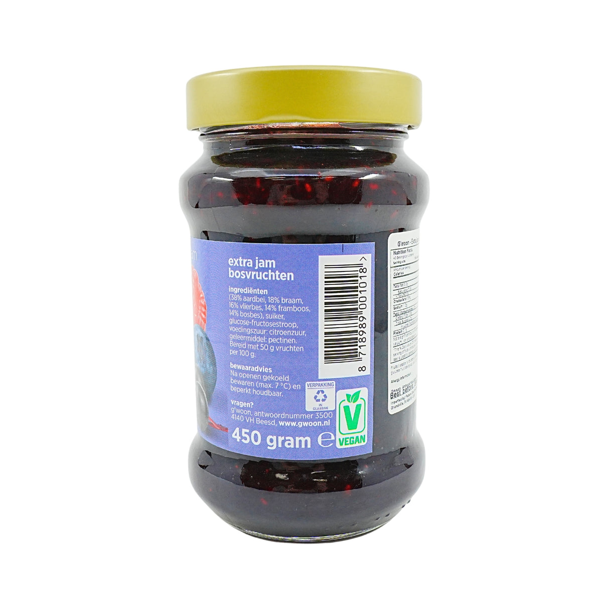 Gwoon Forest Fruits Jam 15.8 Ounce Jar
