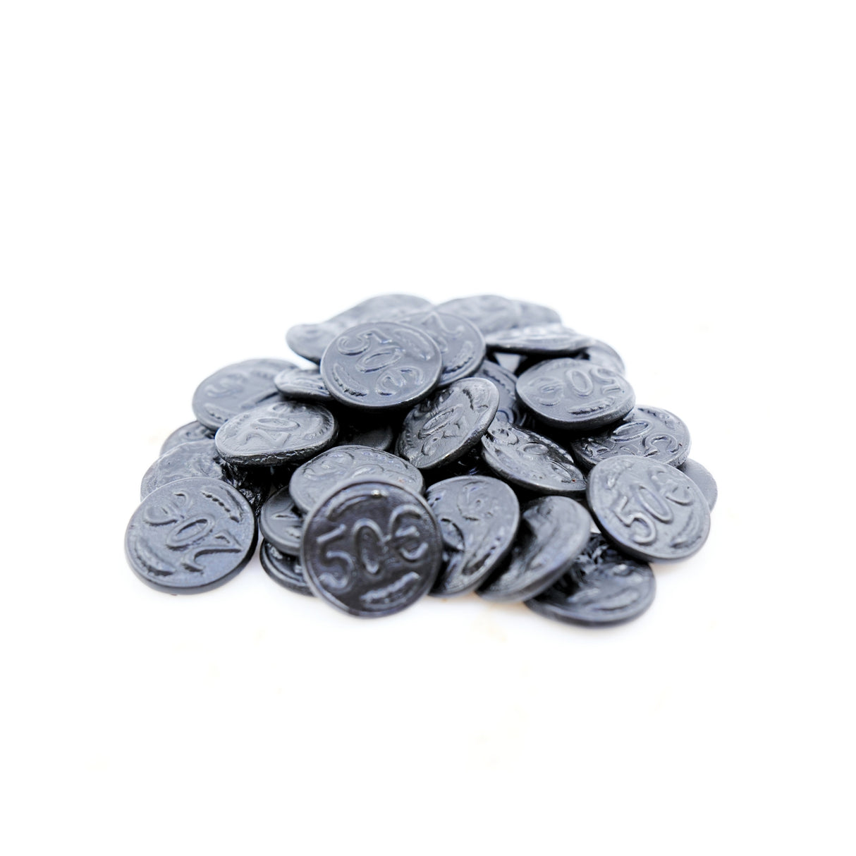 Gustafs Licorice Coins (hint of salt) 2.2 Lb