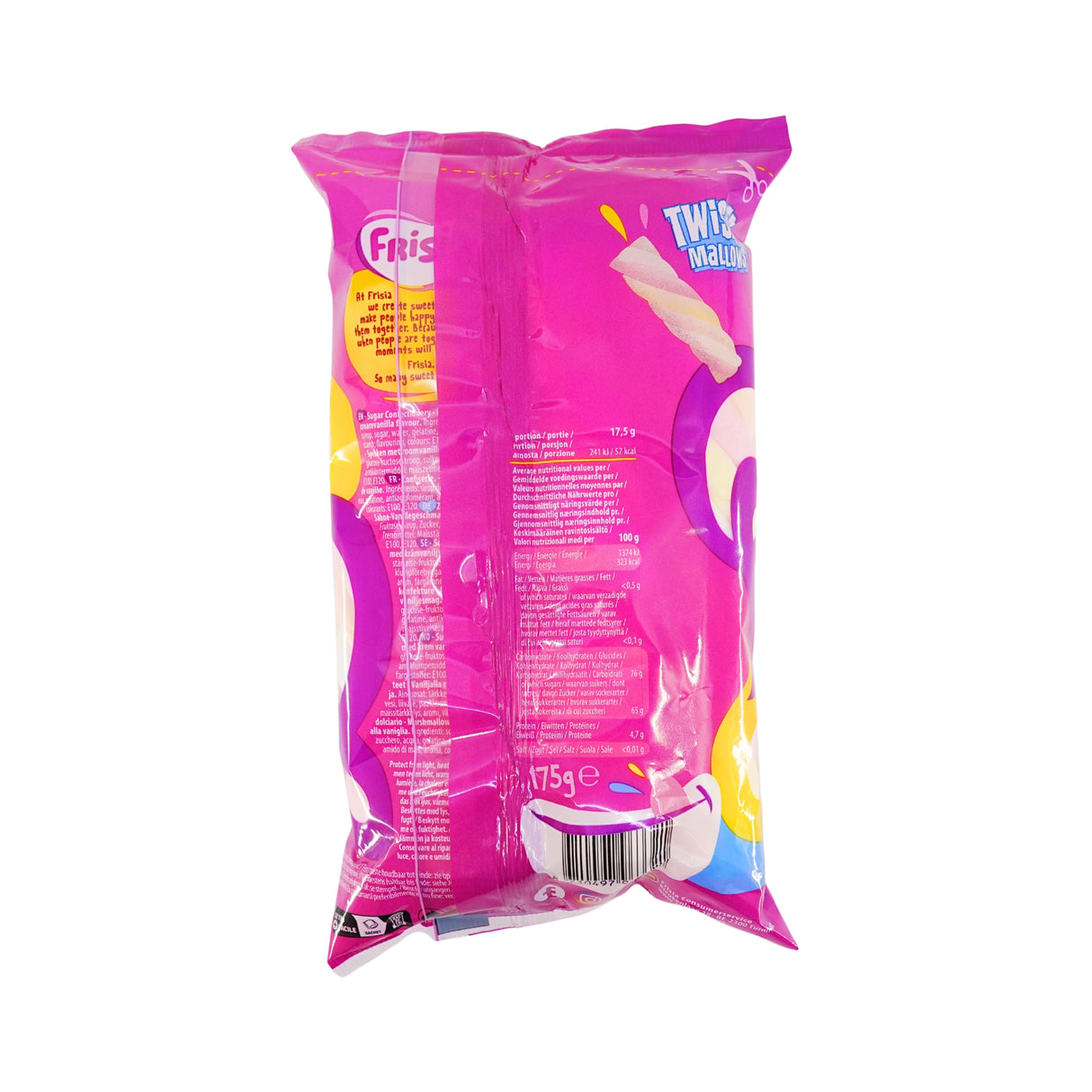 Frisia Big Marshmallow Twisters 6.2 Ounce Bag