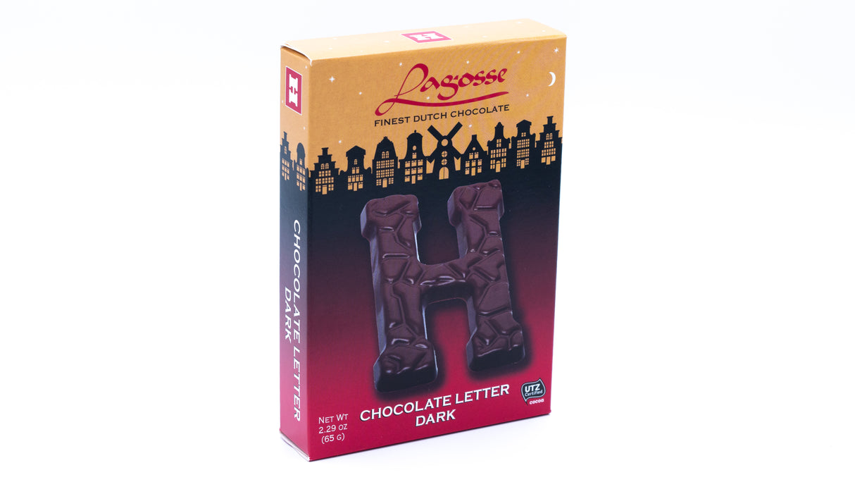 Lagosse Dark H Small Letter 2.3 Oz