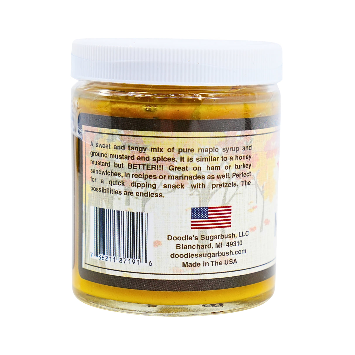 Doodles Maple Jalapeno Mustard 6.7oz jar