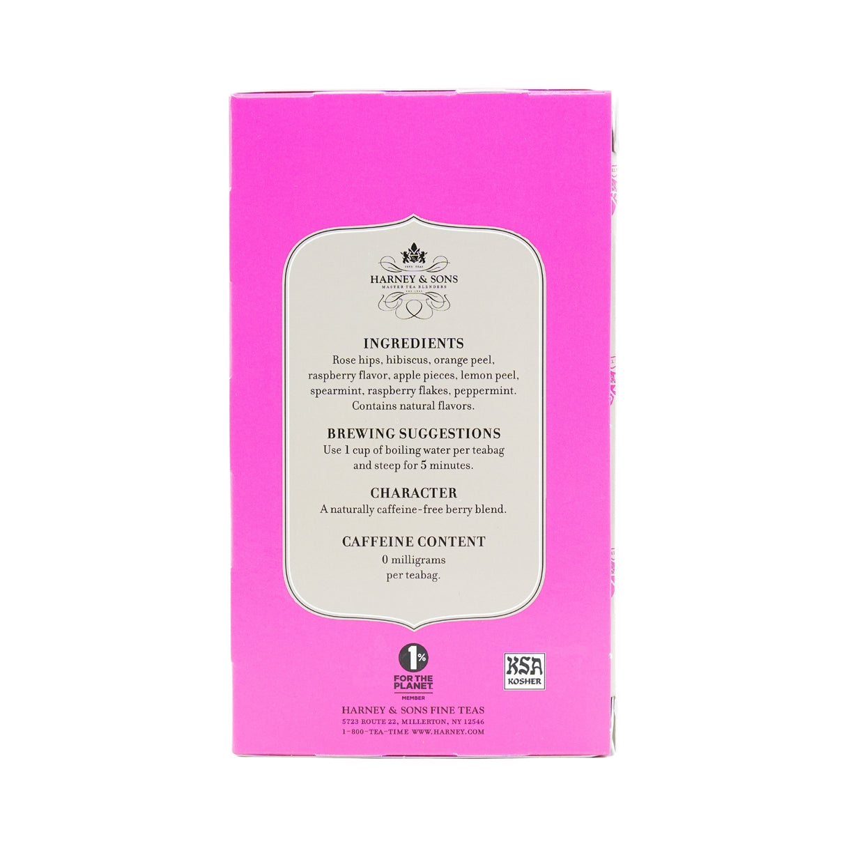 Harney & Sons Premium Red Raspberry Tea 20 Ct Box