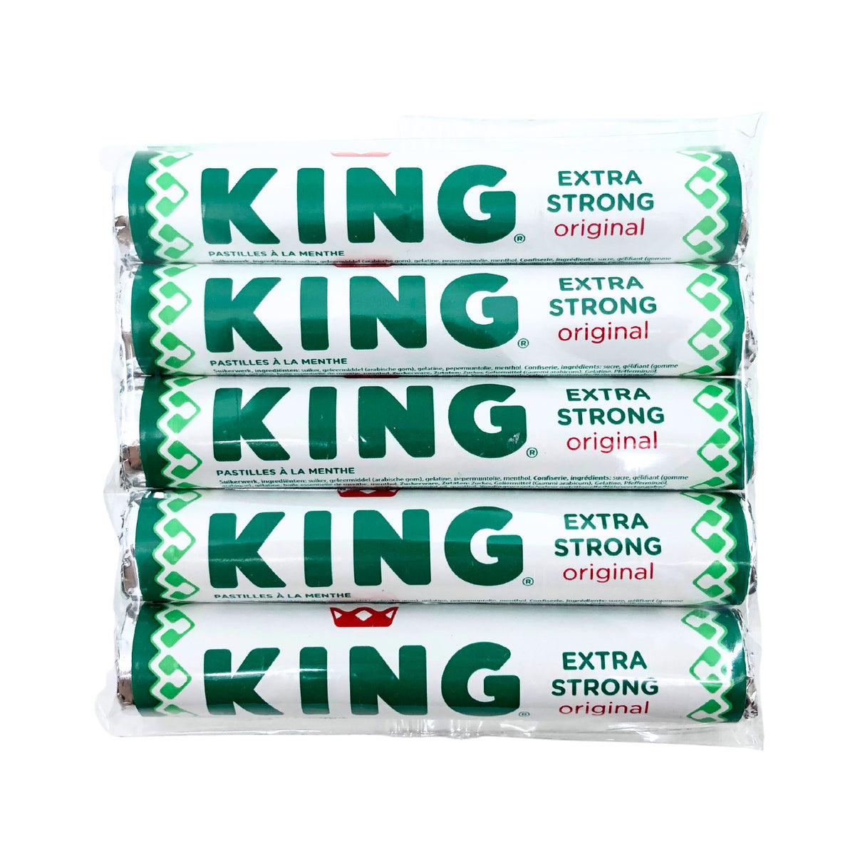 King EXTRA STRONG Peppermint 5 roll  PACK