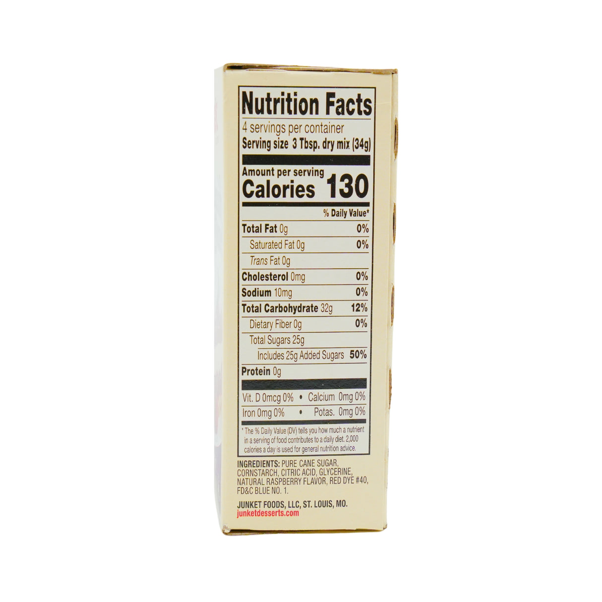 Junket Raspberry 4.75 oz box