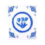 Delft Tulips Swedish Dishcloth