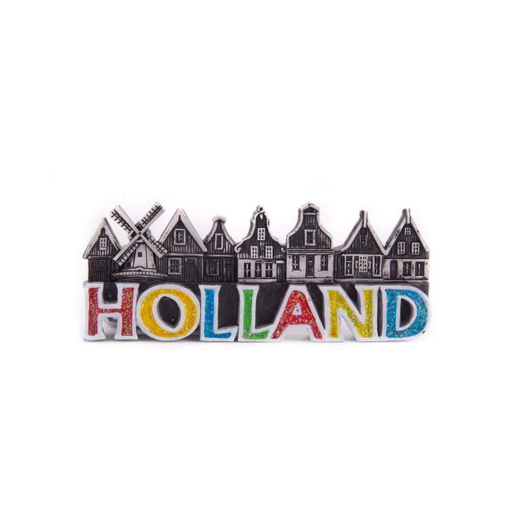 Magnet Holland Canal Houses Metal