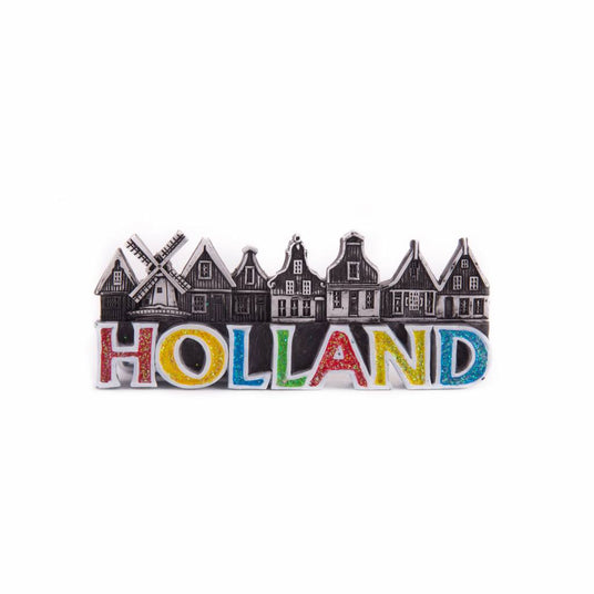 Magnet Holland Canal Houses Metal