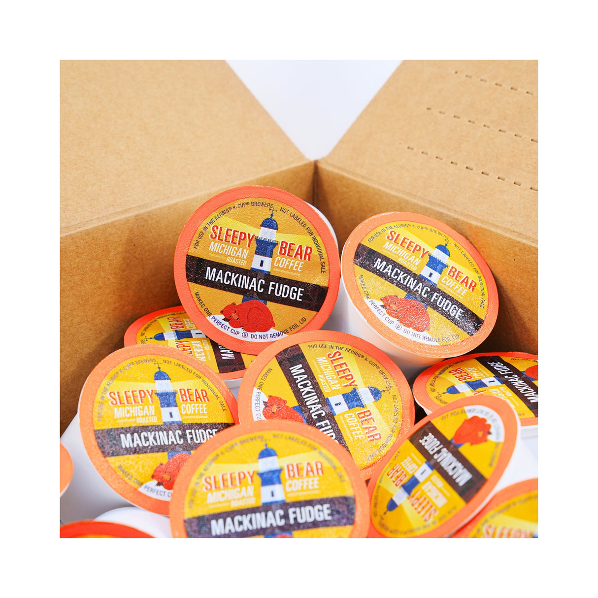 Sleepy Bear Mackinac Fudge Coffee K Cup 30 ct box