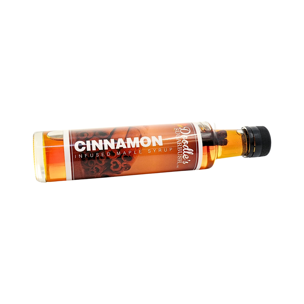 Doodles Cinnamon Infused Maple  Syrup 8.5 oz Glass Bottle