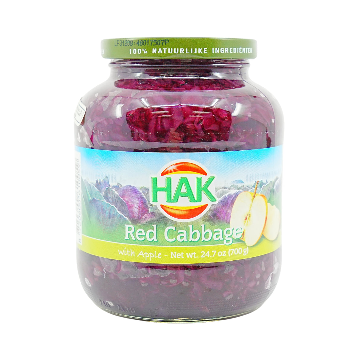 Hak Red Cabbage  with apple 24.6 Oz
