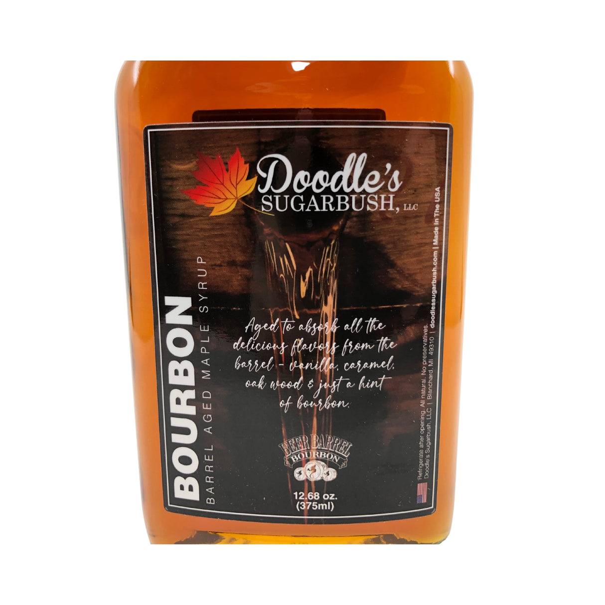 Doodles Bourbon Barrel Aged Maple Syrup 375 ml