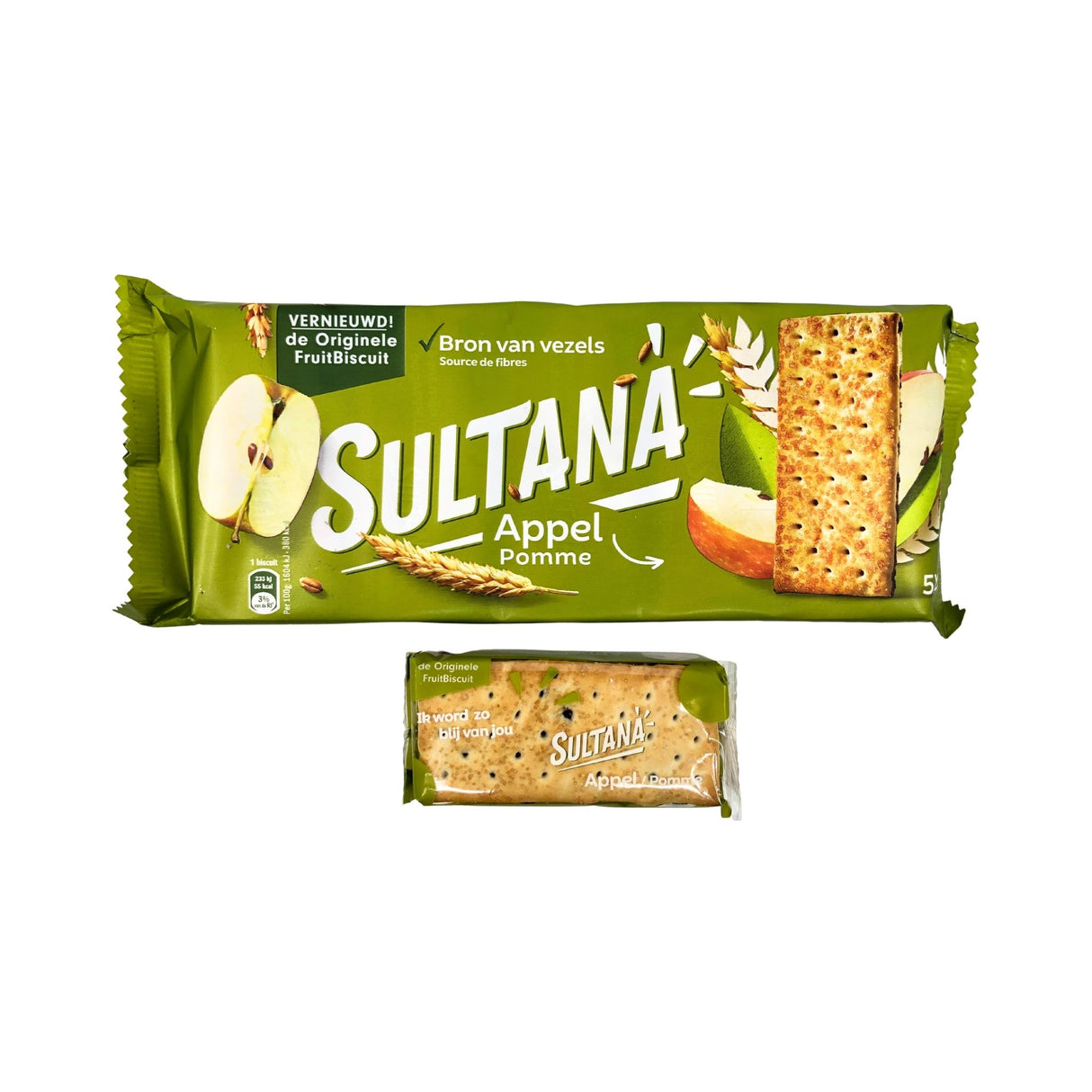 Verkade Sultana APPLE  Biscuits  6.17 oz 4