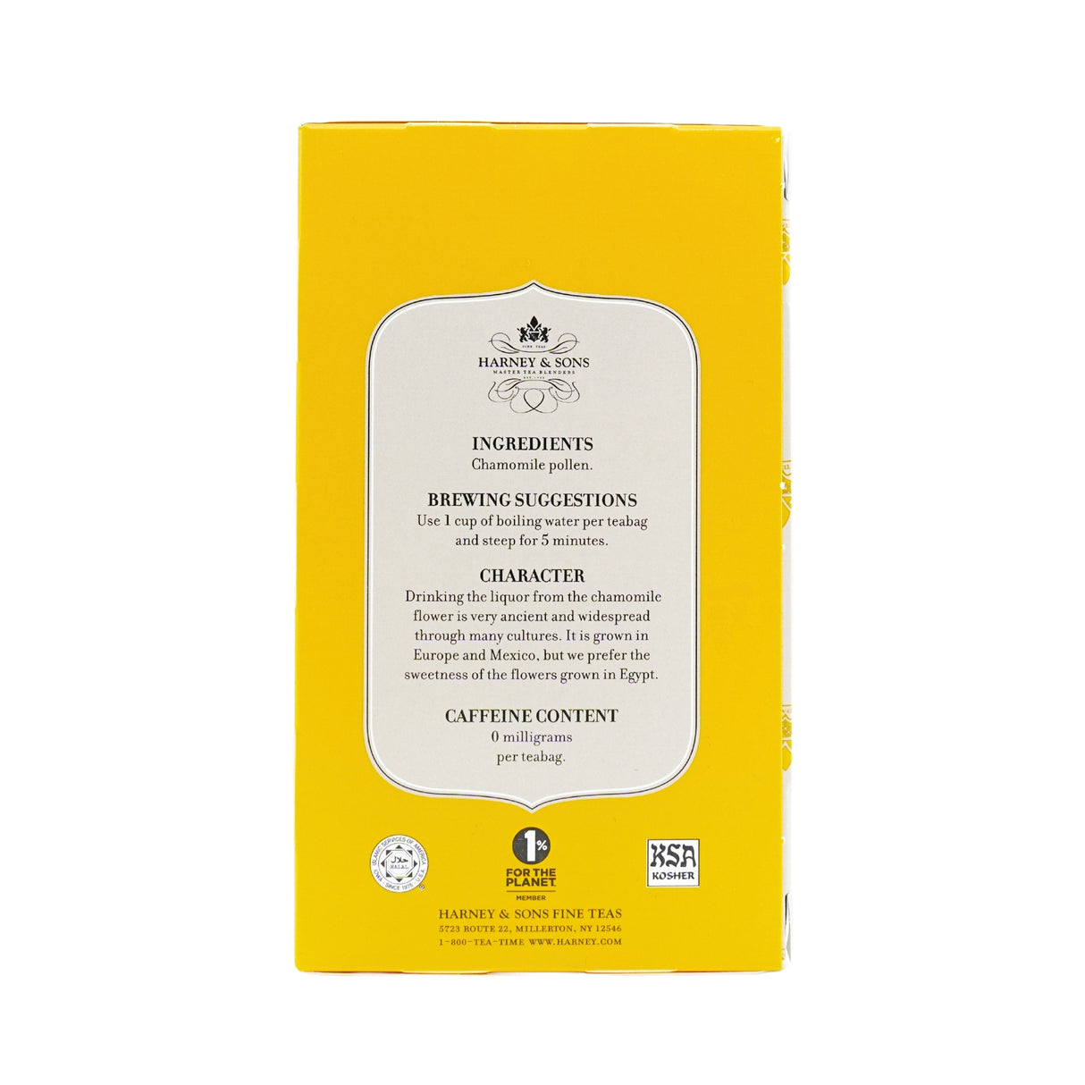 Harney & Sons Egyptian Chamomile Tea 20 Ct Box