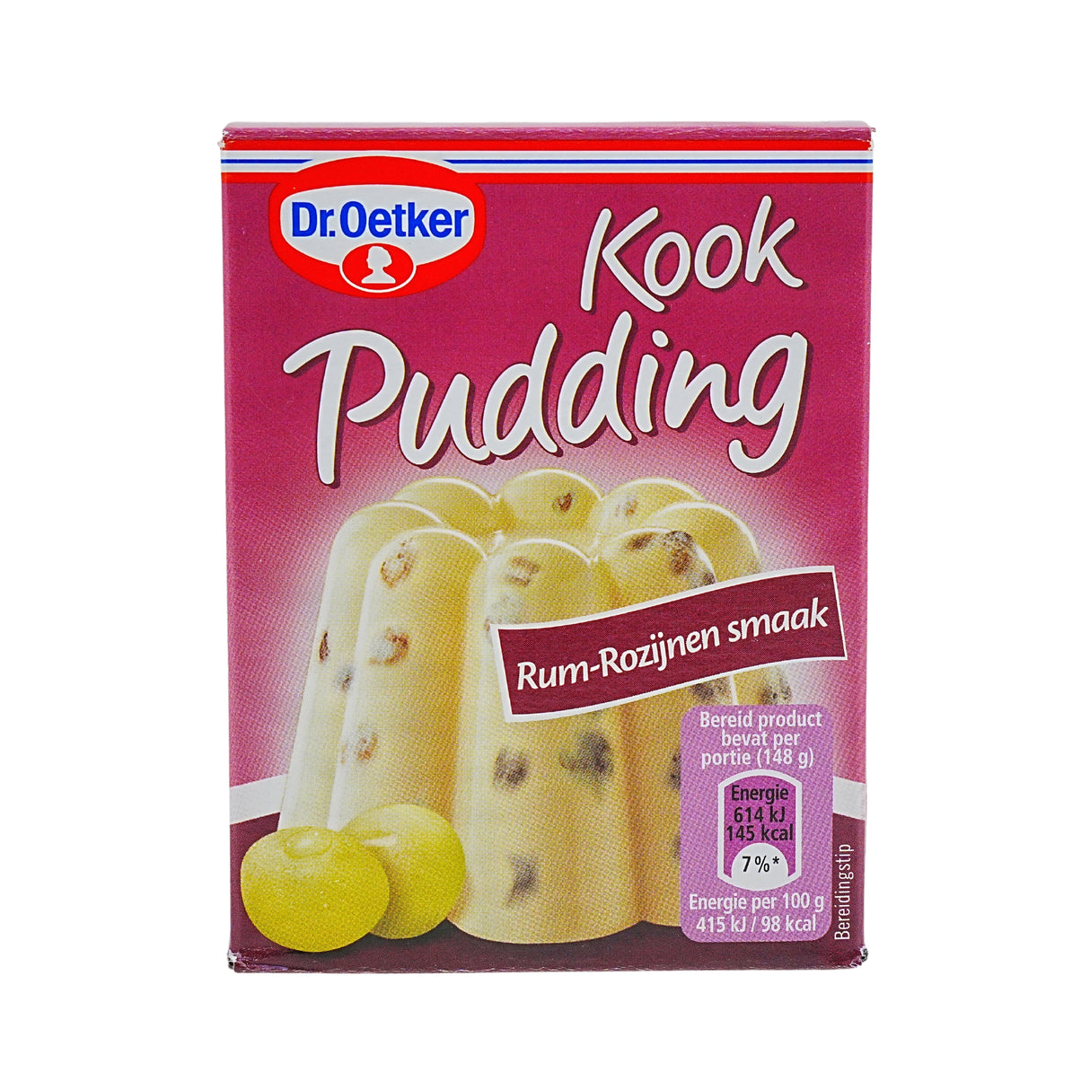 Dr Oetker Rum Raisin Pudding Mix 3.2 oz box