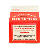 Aspen Mulling Spices 5.65 Oz Milk Carton Box