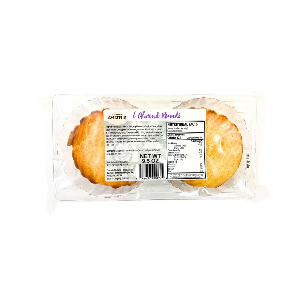 Aviateur Almond Flavor Rounds 9.5 Oz