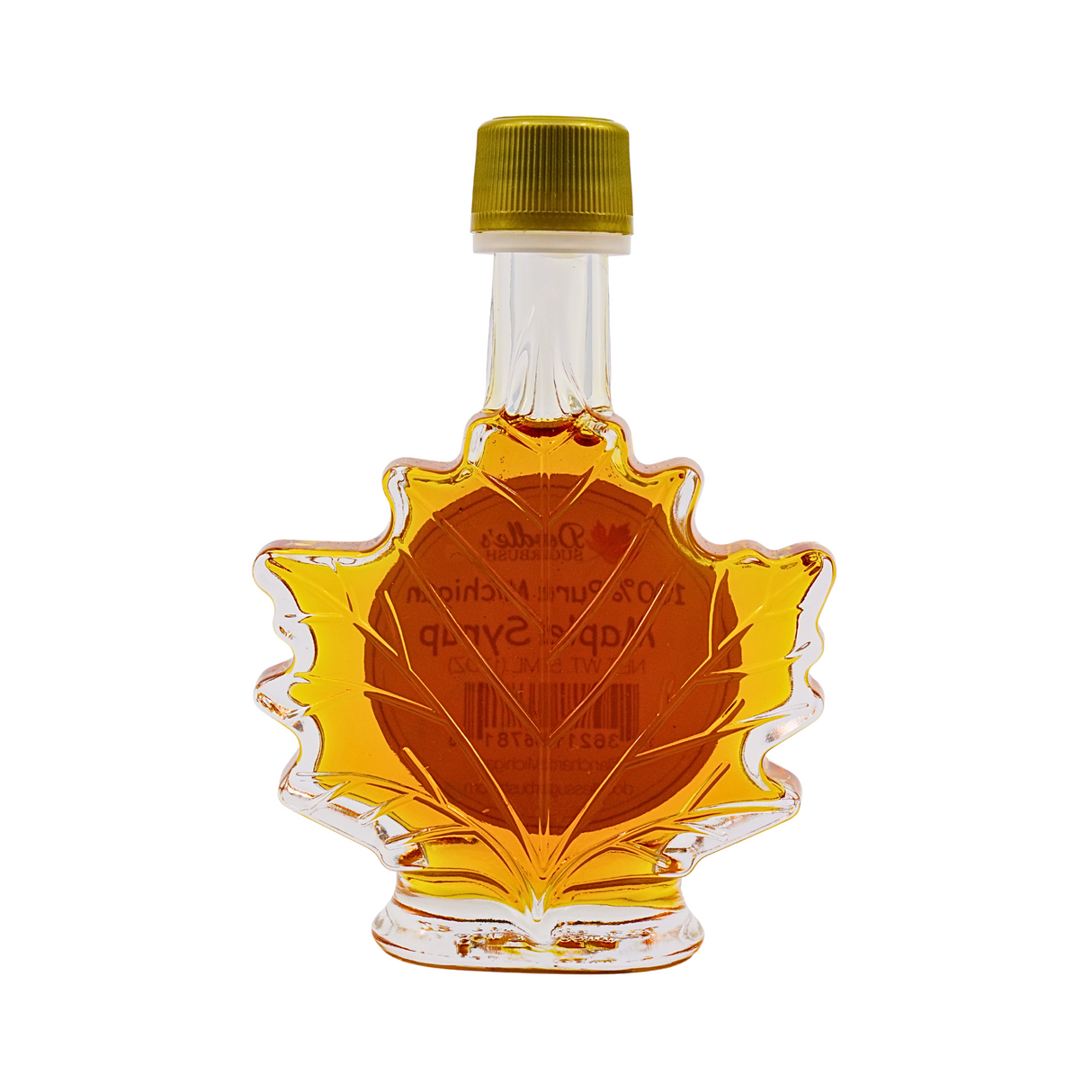 Doodles Maple Syrup 50 ml Glass Leaf Jar