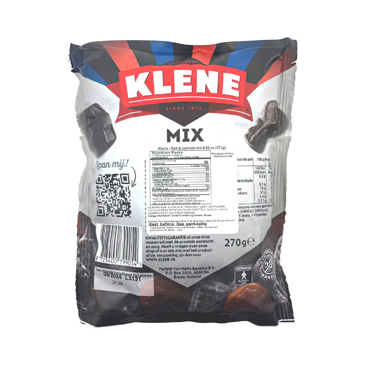 Klene Zoute & Salmiak Mix 300g