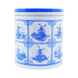 Holland Delft Square Tile Tin with  Stroopwafels