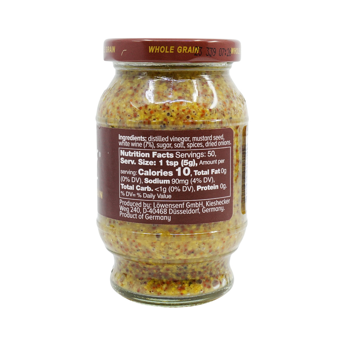 Lowensenf Whole Grain Mustard 10 oz