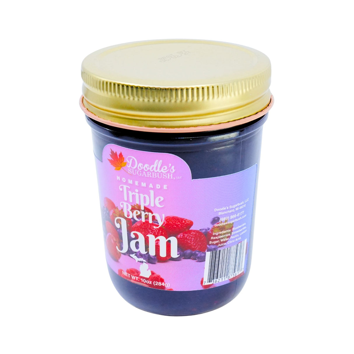 Doodles Triple Berry Jam 10 oz