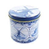KM Delft Blue Dutch Windmills  Empty Tin