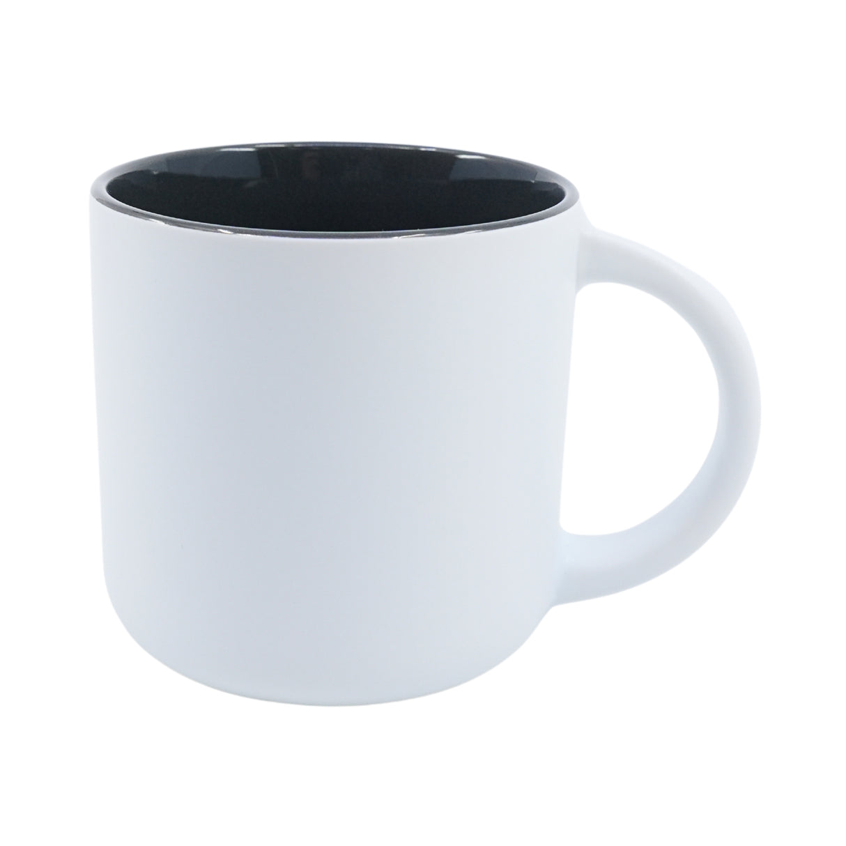 Gezellig Is A Feeling Matte Grey and White Mug