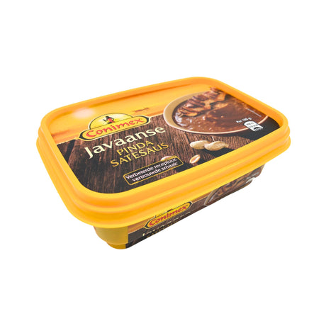 Conimex Javaanse Peanut Sate Sauce (Pinda Satesaus) 10.3 Ounce Tub